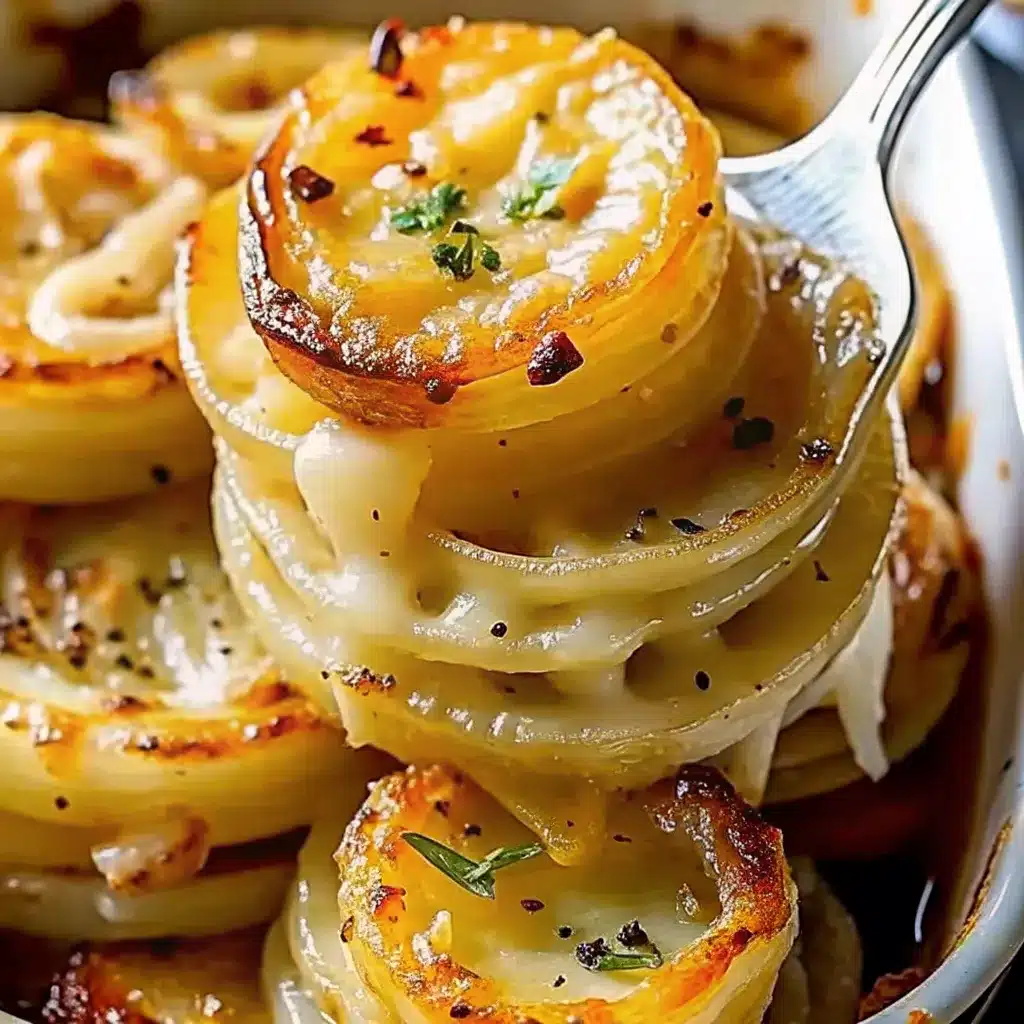 These cheesy Tennessee Onions are layered with butter, spices, and four kinds of cheese—baked until bubbly, golden, and irresistibly rich.