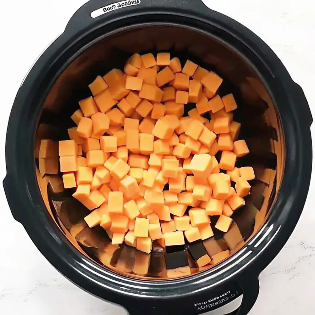 Crockpot Chicken and Sweet Potatoes is a tender, flavorful slow cooker meal made with seasoned chicken, sweet potatoes, and warm spices. An easy, healthy dinner.