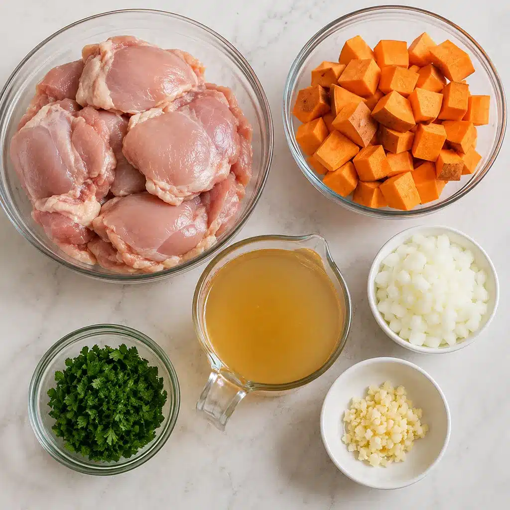 Crockpot Chicken and Sweet Potatoes