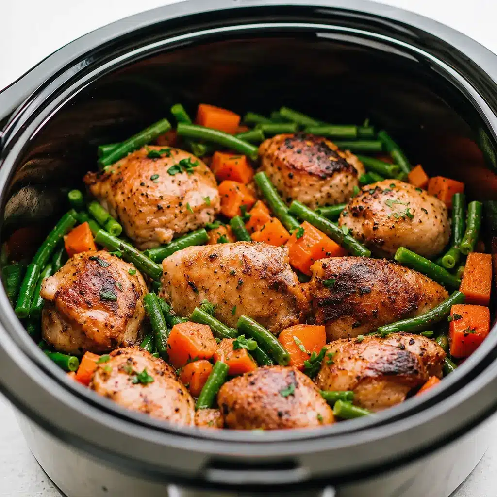 Crockpot Chicken and Sweet Potatoes