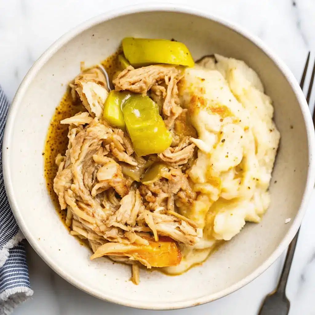 This Crockpot Mississippi Chicken is tender, juicy, and full of rich flavor. A simple dump-and-go meal your family will love!