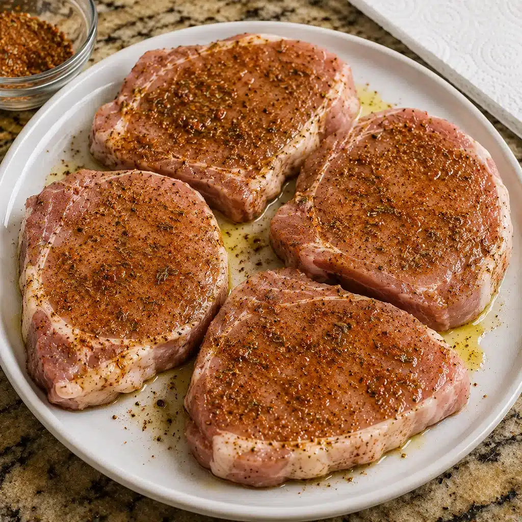 Sheet Pan Pork Chops and Potatoes