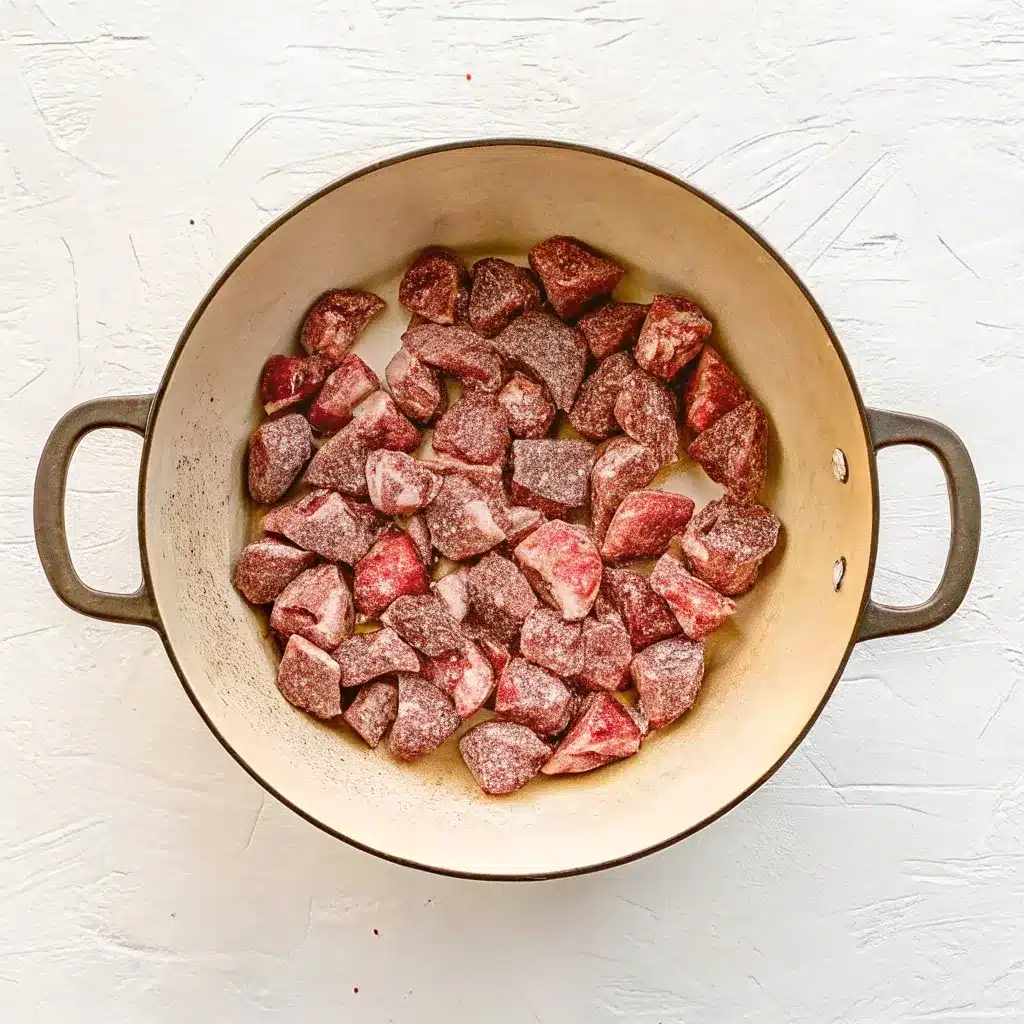 Slow Cooker Steak Chili is a rich, hearty, and flavorful chili made with tender seared steak, beans, tomatoes, and smoky spices. An easy slow cooker meal perfect for cold nights.