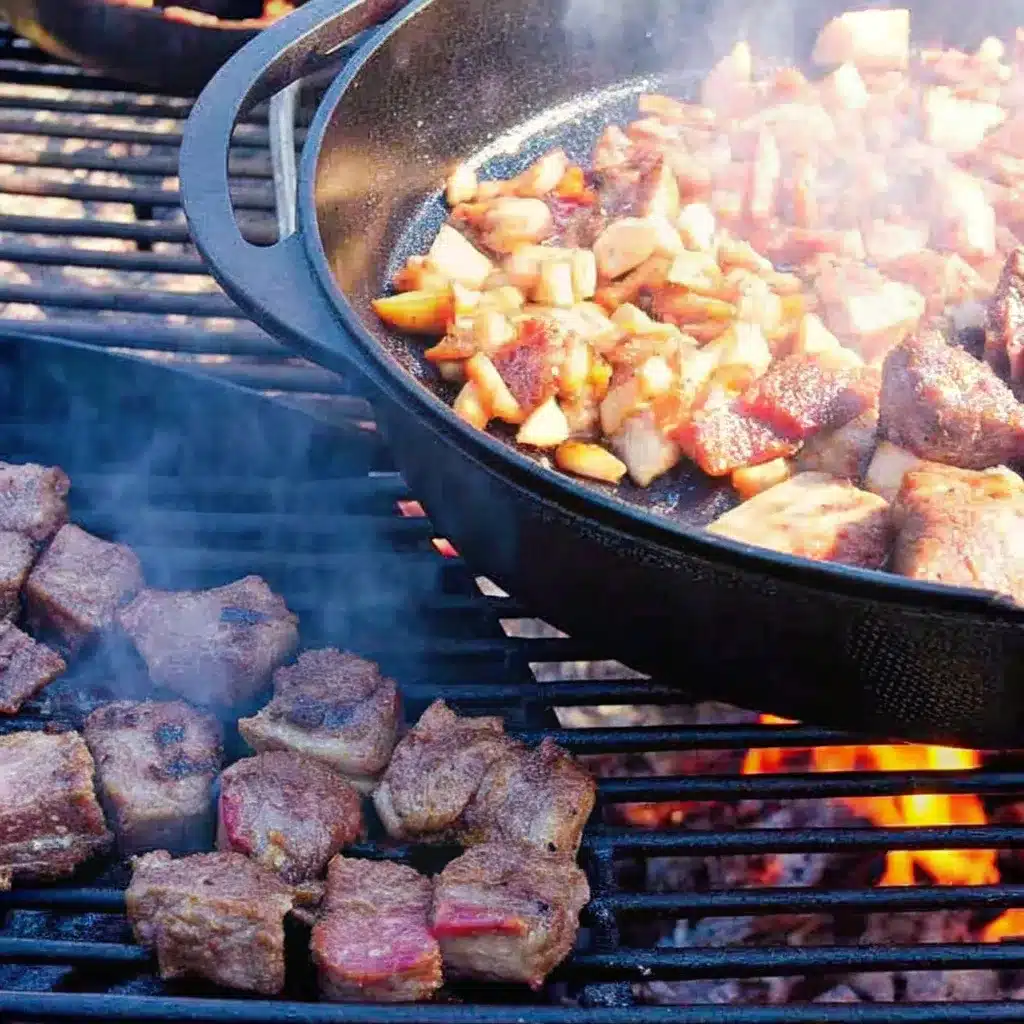 This Smoked Chuck Roast Chili is rich, smoky, and hearty, made with tender smoked beef simmered in tomatoes, beans, and bold spices. The perfect comfort chili.
