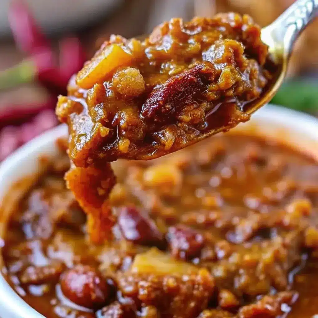 This Smoked Chuck Roast Chili is rich, smoky, and hearty, made with tender smoked beef simmered in tomatoes, beans, and bold spices. The perfect comfort chili.