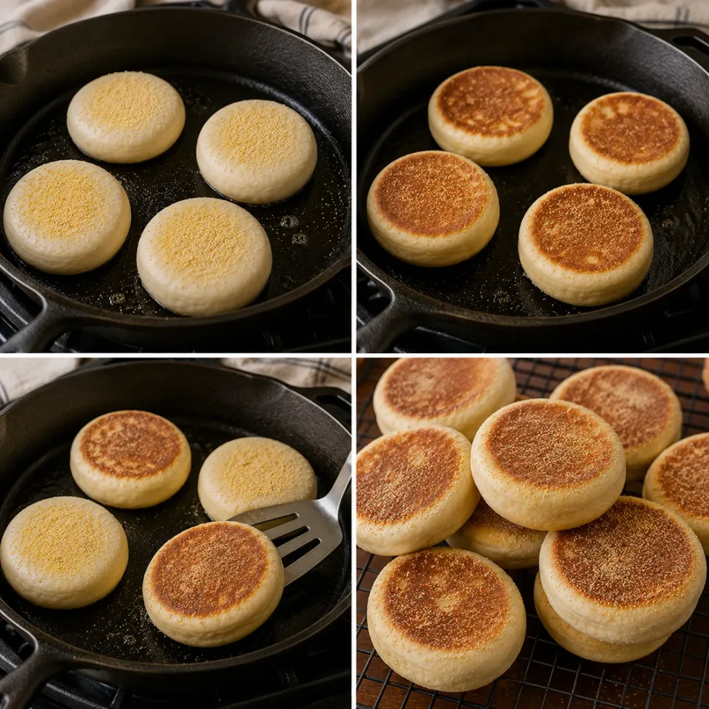 Sourdough Discard English Muffins