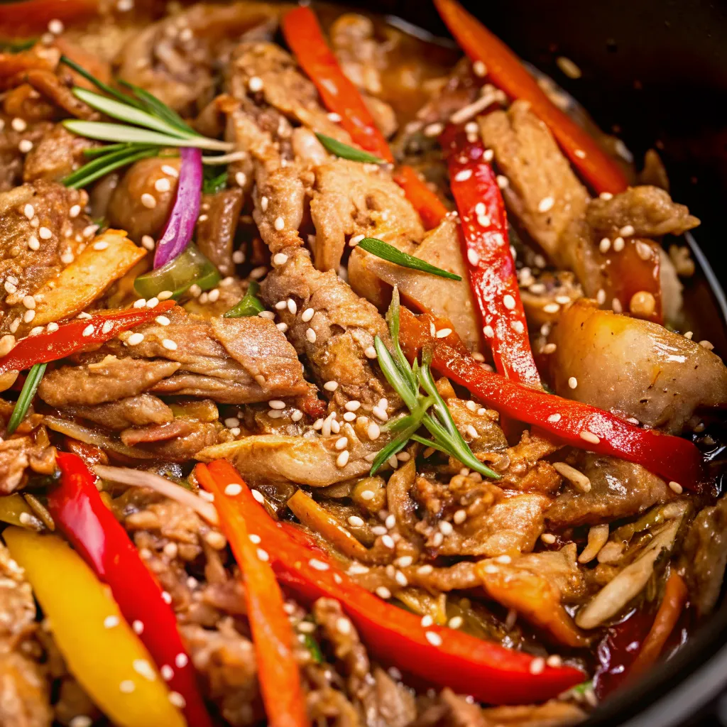 This Slow Cooker Sweet Chili Chicken with Vegetables is tender, saucy, and full of sweet-spicy flavor. Perfect with rice or noodles. Includes veggies and pineapple.