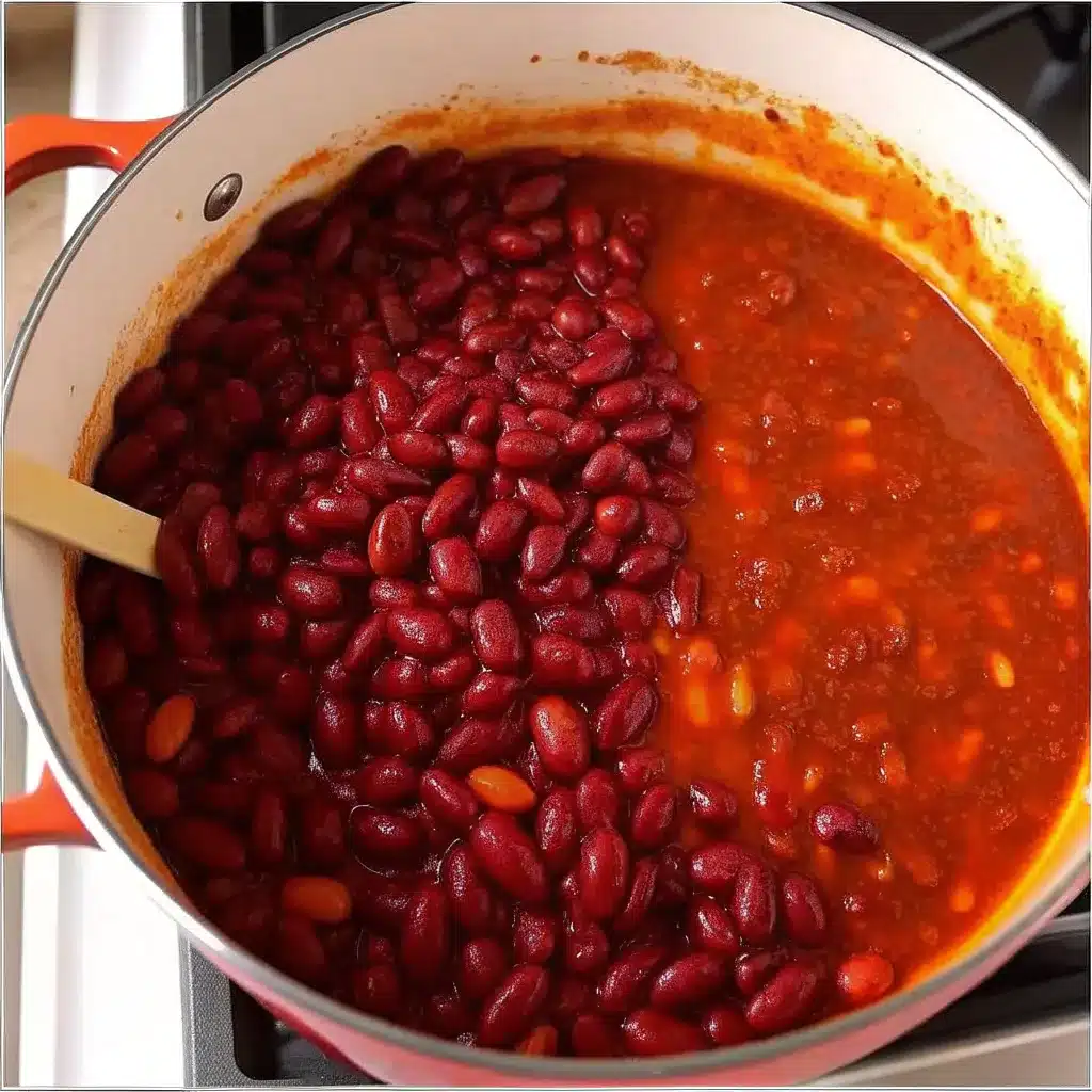 This Turkey Chili is hearty, healthy, and full of rich flavor. A lighter chili recipe with tender turkey, beans, tomatoes, and warm spices.