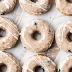 Sourdough discard blueberry donuts