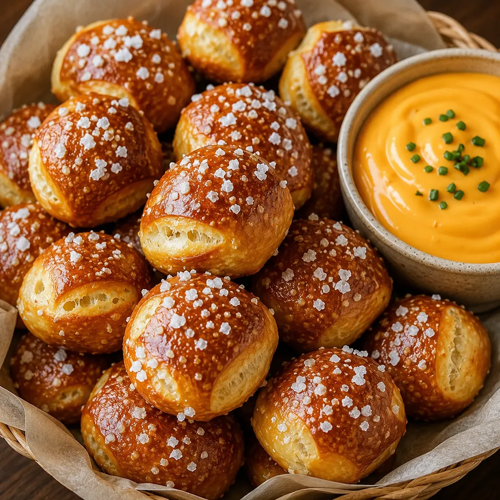 Sourdough Discard Pretzel Bites
