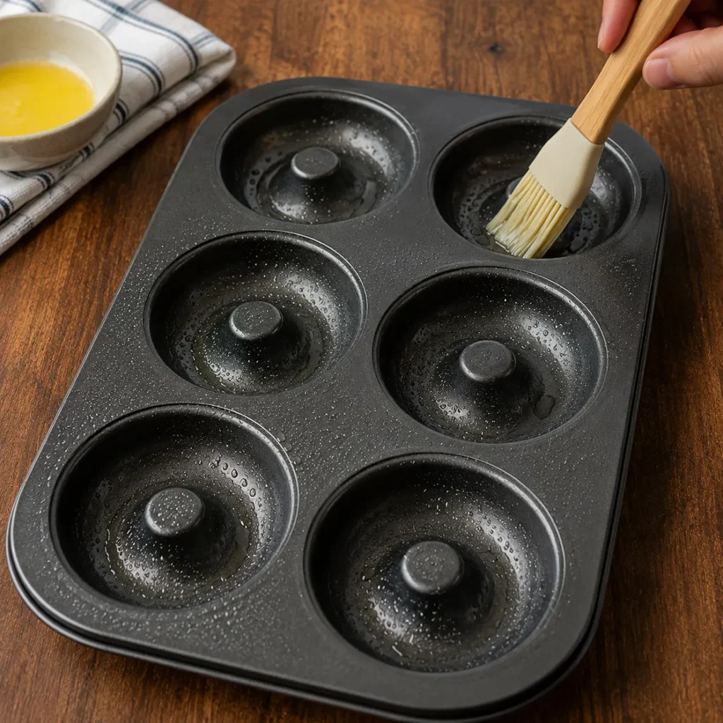 Baked Sourdough Discard Powdered Sugar Donuts