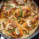 Creamy Crock Pot Chicken Marsala