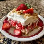 No-Bake Strawberry Cheesecake Lasagna