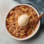 Sourdough Discard Apple Crisp