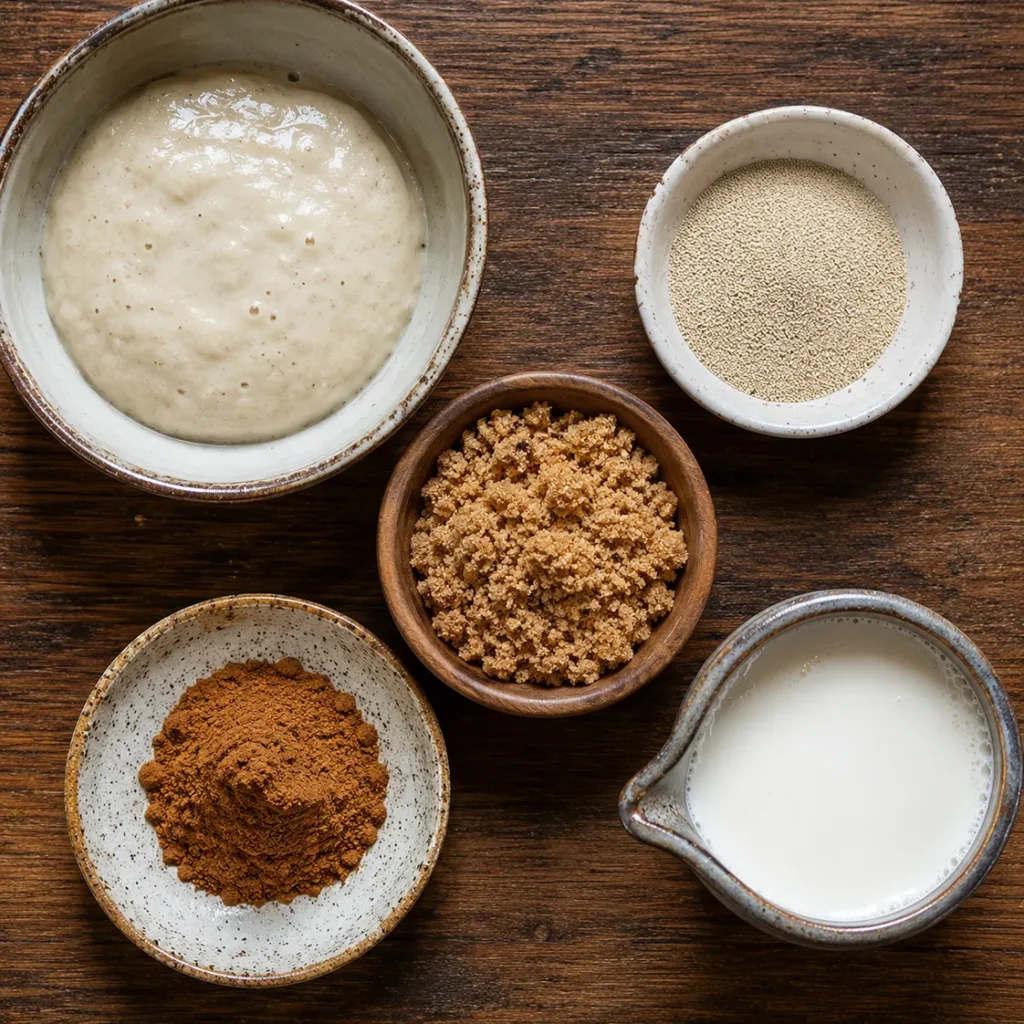 Sourdough Discard Cinnamon Roll Bites