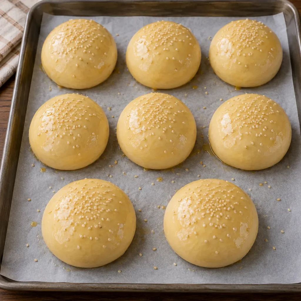 Sourdough Discard Hamburger Buns
