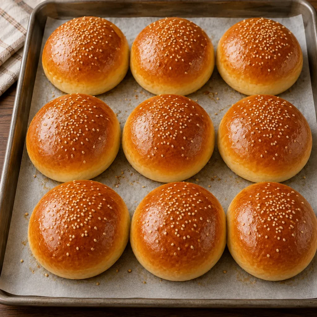 Sourdough Discard Hamburger Buns