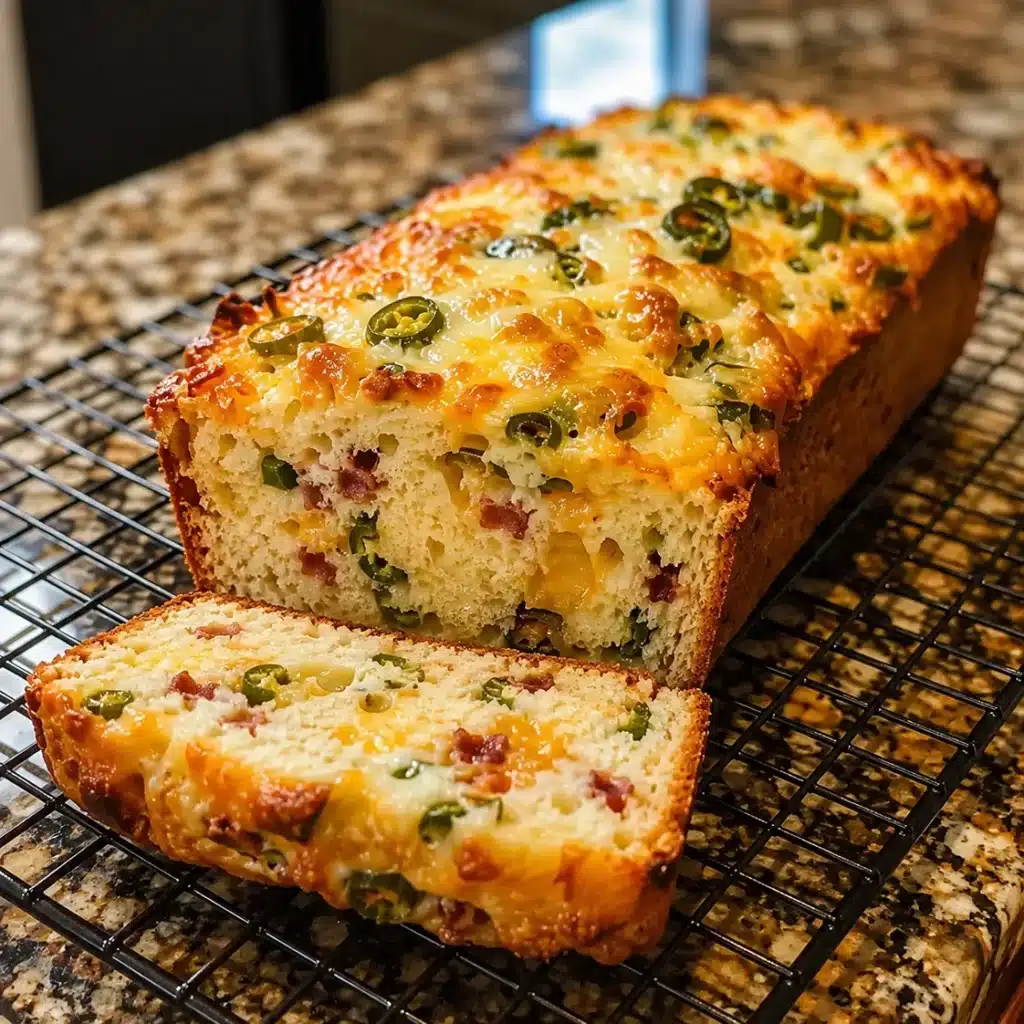 Sourdough Discard Jalapeño Popper Bread