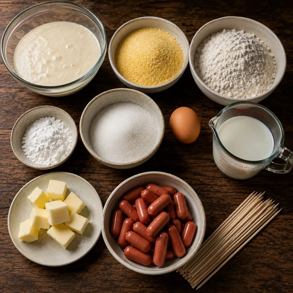 Sourdough Mini Corn Dogs ingredients