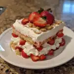Strawberry Shortcake Icebox Cake