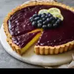 Blueberry Lemon Curd Tart
