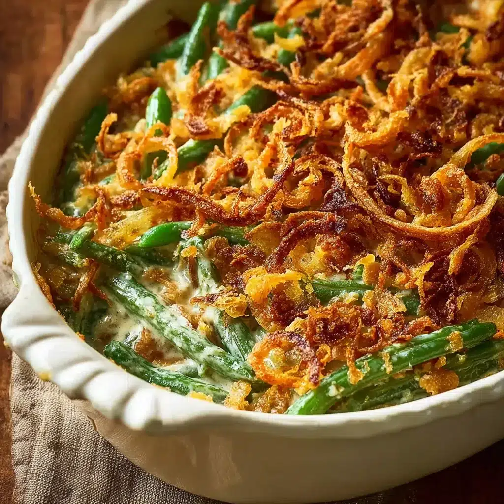 Creamy Green Bean Casserole - Kenzie Recipes