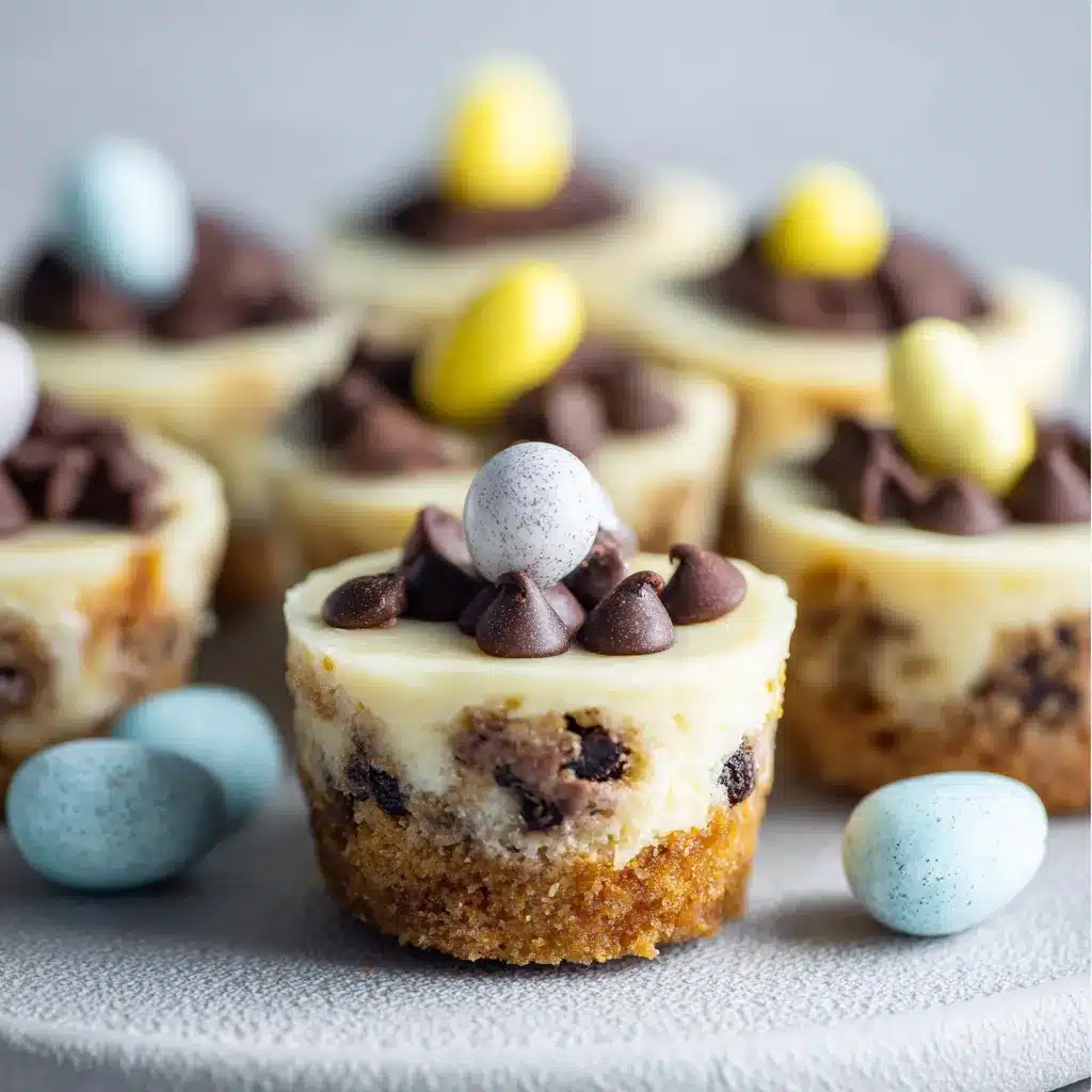 Easter Chocolate Chip Cheesecake Bites - Kenzie Recipes