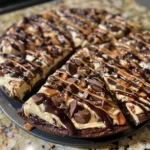 Brownie Peanut Butter Pizza