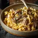 Crock Pot French Onion Beef and Noodles