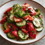Cucumber Strawberry Salad
