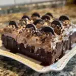 Death By Chocolate Poke Cake