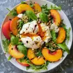 Peach Burrata Salad