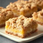 Peach Crumb Dessert Bars