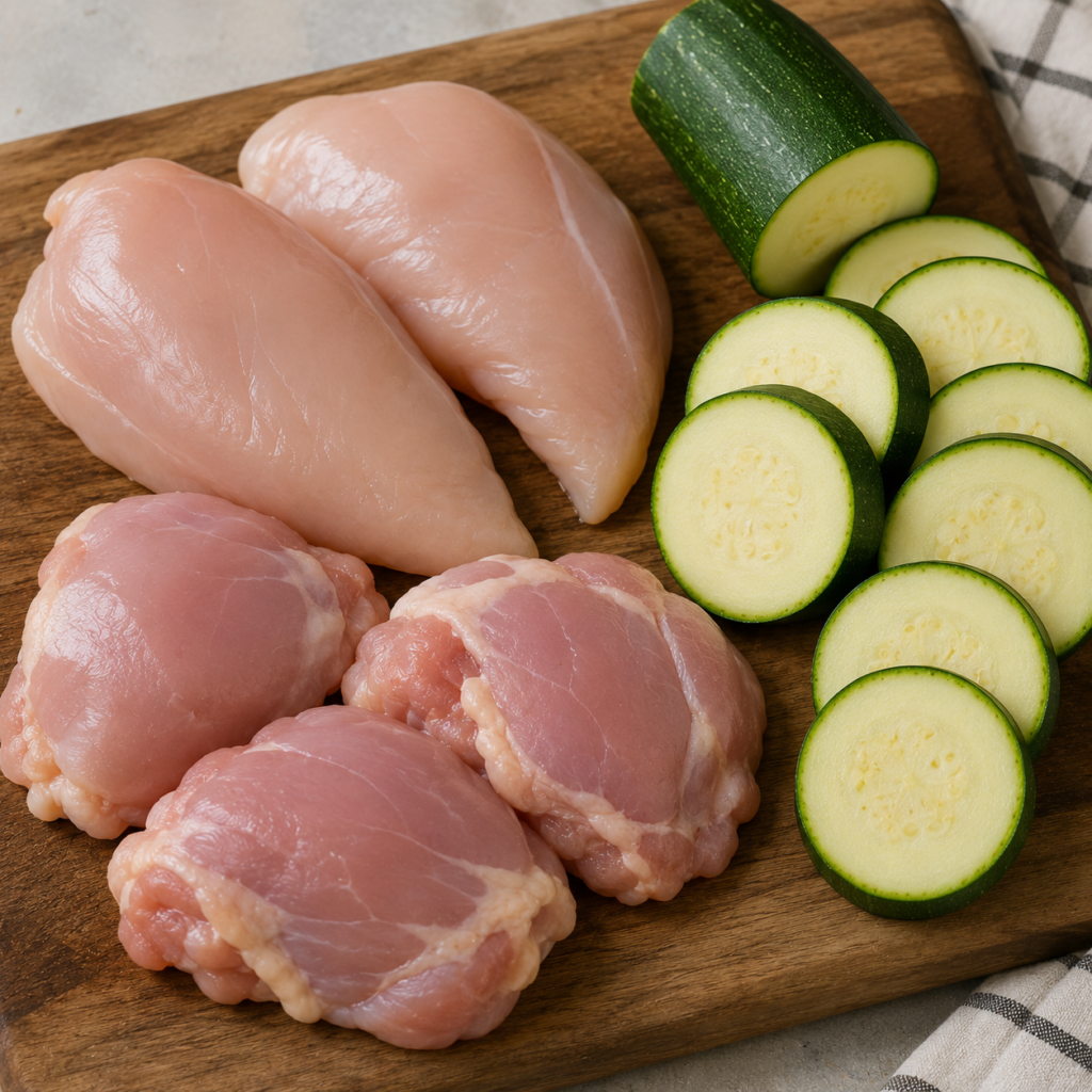 Slow Cooker Chicken & Zucchini