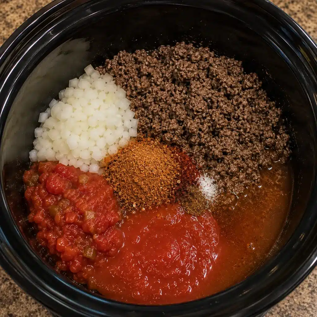 Crockpot Ground Beef Tacos