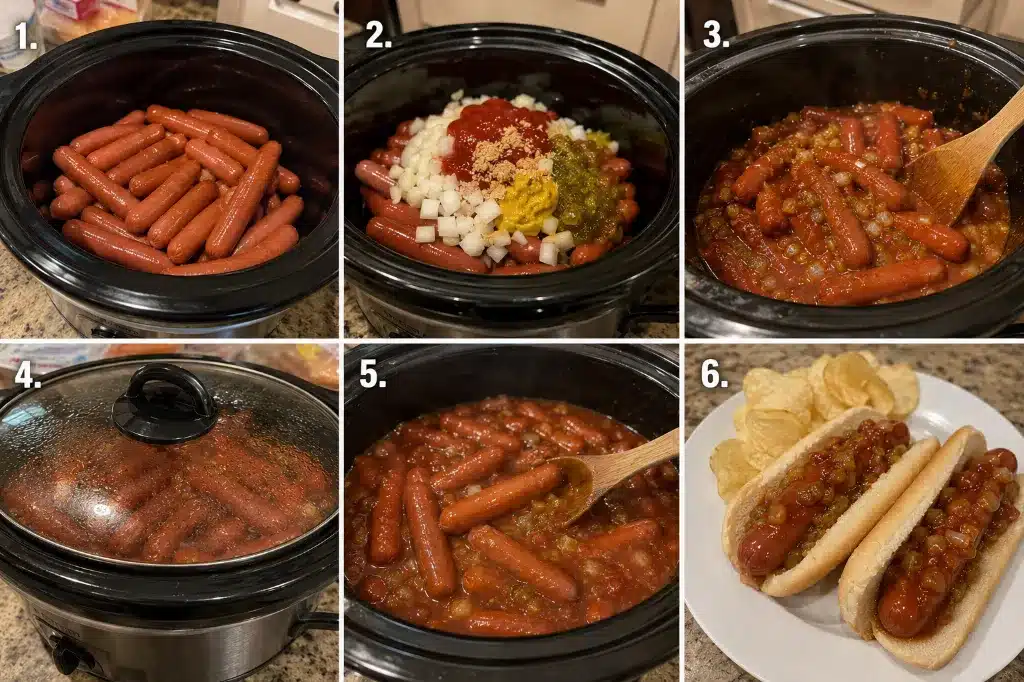 Crockpot Hot Dogs Recipe
