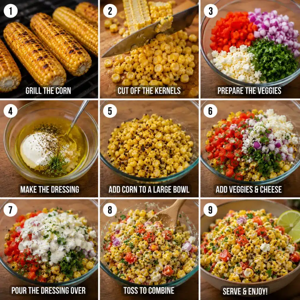 Grilled Corn Salad Recipe