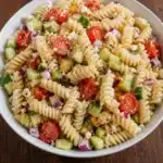 Easy Summer Pasta Salad (10 Minutes)