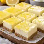 No-bake lemon cheesecake bars