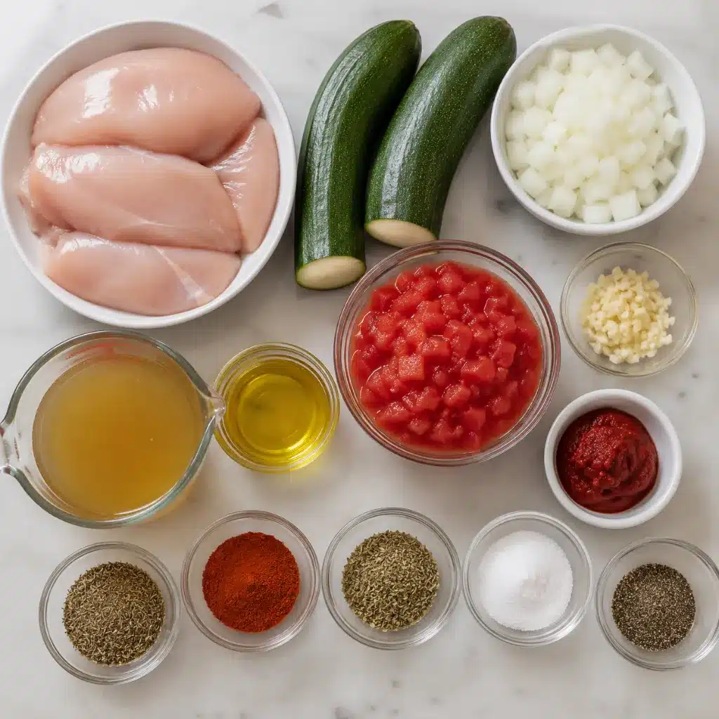 Slow Cooker Chicken & Zucchini