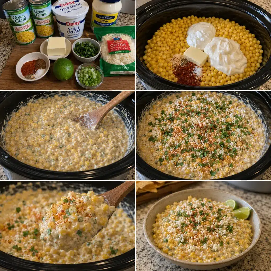 Slow Cooker Street Corn (Esquites)